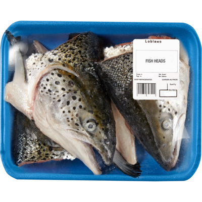 null Salmon Heads, Fresh $8.80/1kg $3.99/1lb