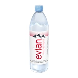 Evian Water 500 ml, $0.56/100ml