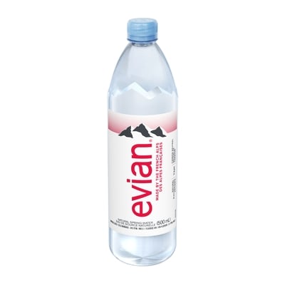 Evian Evian Eau Source Nat 500 ml, 0,66 $/100ml