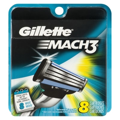 Gillette Mach3 Men's Razor Blades, 8 Blade Refills 8 ea, $4.62/1ea