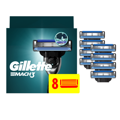 Gillette Lames de rasoir pour hommes Mach3, 8 recharges 8 ea, 4,62 $/1ch