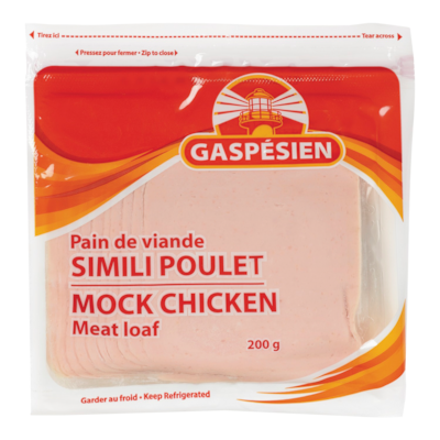 Gaspésien Pain de viande similipoulet 200 g, 2,50 $/100g