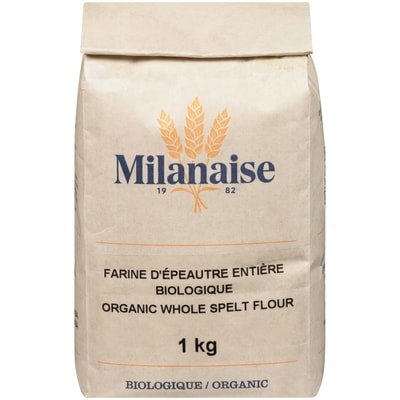 Meunerie Milanaise Organic Whole Spelt Flour  1 kg, $0.95/100g