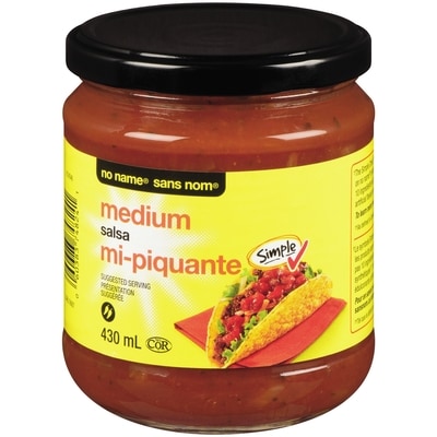 No Name Medium Salsa 430 ml, $1.16/100ml