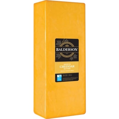 Balderson Medium Cheddar $3.19/100g $14.47/1lb