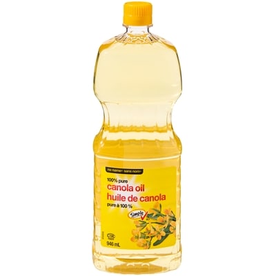 No Name 100% Pure Canola Oil 946 ml, $0.69/100ml