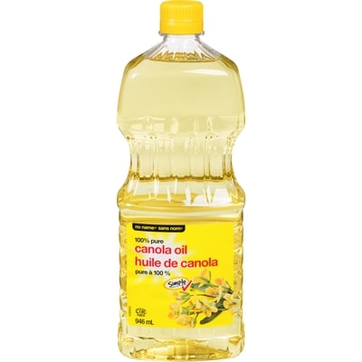 Sans Nom Huile de canola pure à 100 % 946 ml, 0,63 $/100ml