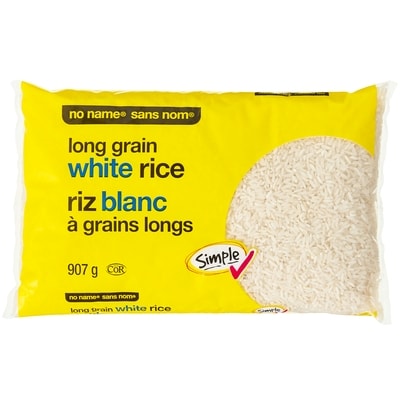 No Name Long Grain White Rice 907 g, $0.56/100g