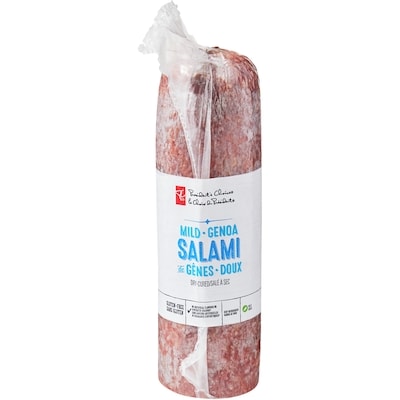 President's Choice Genoa Salami, Mild (Thin Sliced) $39.90/1kg $18.10/1lb
