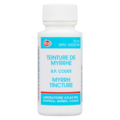 Atlas Teinture de myrrhe b.p. codex 25 ml, 23,96 $/100ml