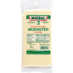 Kosher Sliced Cheese, Muenster