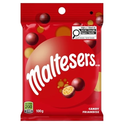 Maltesers Milk Chocolate Candy Bites, Bag 100 g, $3.79/100g