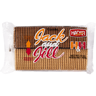 Haddar Biscuits Jack & Jill 400 g, 1,25 $/100g