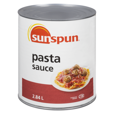 Sunspun Pasta Sauce 2.84 l, $0.27/100ml