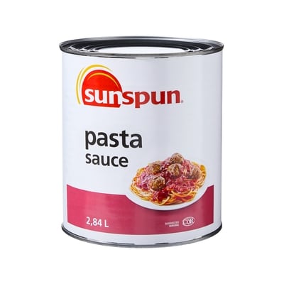 Sunspun Pasta Sauce 2.84 l, $0.23/100ml