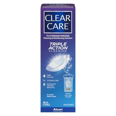 Clear Care Contact Lens Solution 360 ml, $4.16/100ml