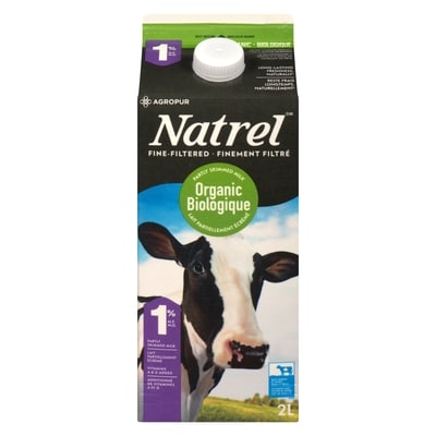 Natrel Lait biologique 1% (2L) 2 l, 0,38 $/100ml