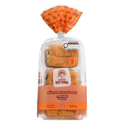 La Petite Bretonne Petits pains au chocolat 640 g, 1,09 $/100g