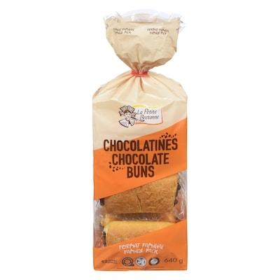 La Petite Bretonne Petits pains au chocolat 640 g, 1,09 $/100g