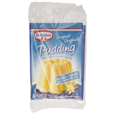 Dr. Oetker Pouding Suprême instantané vanille française 3x43.0 g, 2,55 $/100g