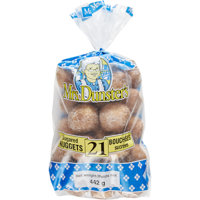 Mrs. Dunster’s Bouchées sucrées 21 ea, 0,31 $/1ch