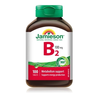 Jamieson Vitamin B2 100 mg 100 ea, $0.15/1ea