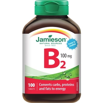 Jamieson Vitamin B2 100 mg 100 ea, $0.14/1ea