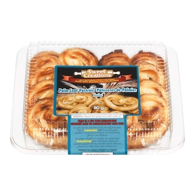 Sweet Creations Mini-palmier Sweet Creations 80 g, 5,61 $/100g