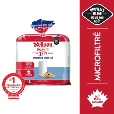 Neilson Lait microfiltré 3.25% 4 l, 0,20 $/100ml