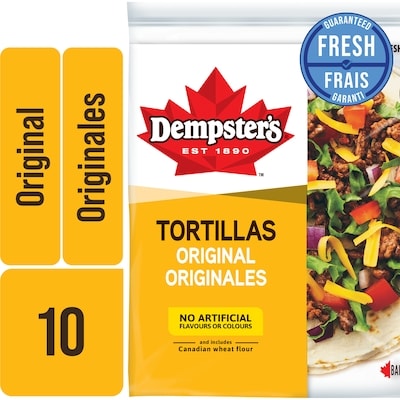 Dempster Original Medium Tortillas 340 g, $1.32/100g