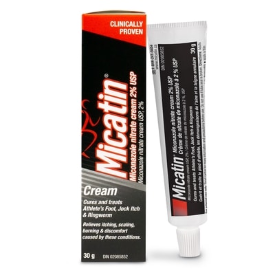 Micatin Cream, Cures Athlete's Foot & Jock Itch 30 g, $53.30/100g