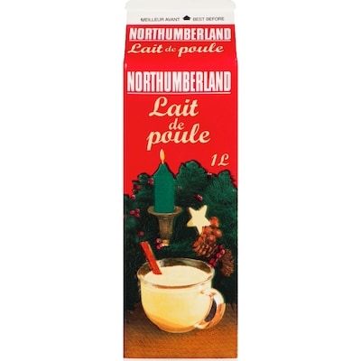 Northumberland Lait de poule 1 l, 0,33 $/100ml
