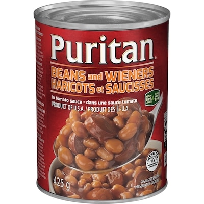 Puritan Beans & Wieners 425 g, $0.82/100g