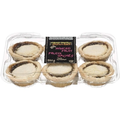Farmer's Market Farmer Market Homestyle Minced Fruit Tarts Pack Of 6 510 g, $1.37/100g