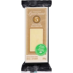 Agropur Signature Agropur Grand Cheddar 5 Years-Old Aged Cheese 200 g, $5.75/100g