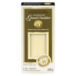 Agropur Signature Fromage Grand Cheddar 5 ans Agropur 200 g, 5,75 $/100g