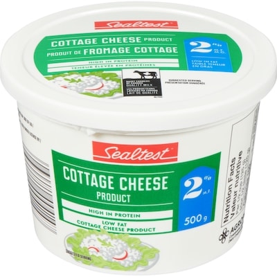 Sealtest 2% Cottage Cheese 500 g, $0.96/100g