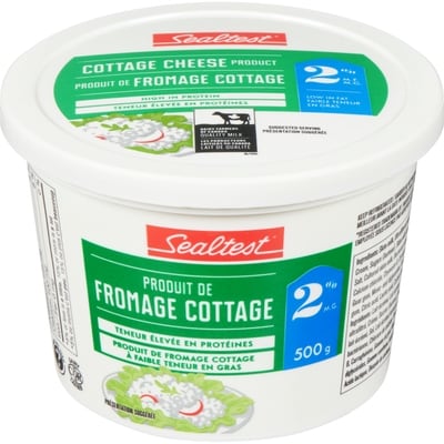 Sealtest Fromage cottage 2 % 500 g, 0,96 $/100g