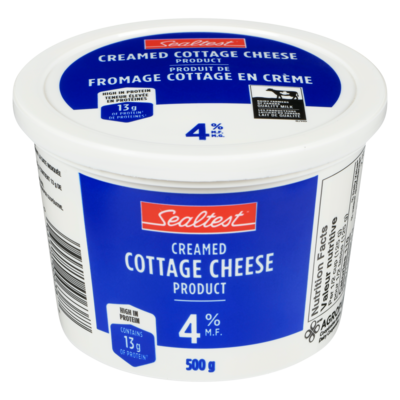 Sealtest 4% Cottage Cheese 500 g, $1.00/100g