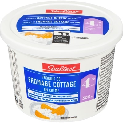 Sealtest Fromage cottage 4% 500 g, 0,94 $/100g