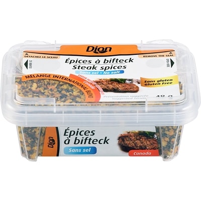 Dion Steak Spices, No Salt 48 g, $10.40/100g