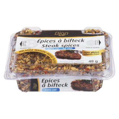 Dion Épices à steak, sans sel 48 g, 10,40 $/100g