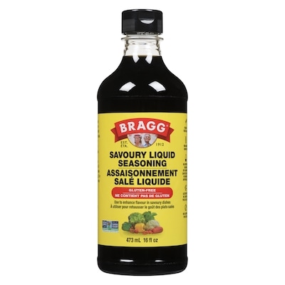 Bragg All Purpose Savoury Liquid Seasoning 473 ml, $1.90/100ml