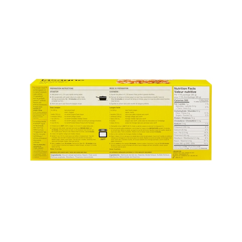 Lasagna Pasta Sheets