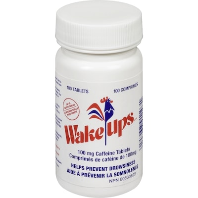 Wake Ups Comprimés 100 ea, 0,15 $/1ch