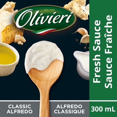 Olivieri Sauce pour pâtes, Alfredo classique  300 ml, 2,33 $/100ml