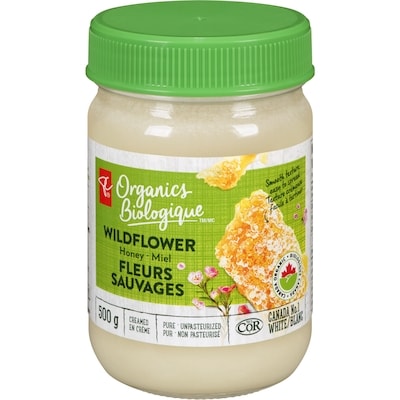 PC Organics Creamed Wildflower Honey Organic 500 g, $1.60/100g