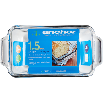 Anchor Hocking 1.5Qt Loaf Dish 1 ea, $9.95/1ea