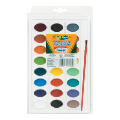 Crayola Watercolour Paints 24x1.0 ea, $0.23/1ea
