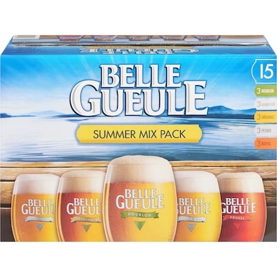 Belle Gueule Mix Beer 5.2% (ID required at pick-up) 15x341.0 ml, $0.39/100ml